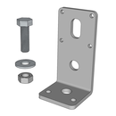 Equerre L- 86x41 mm + vis / écrou / rondelles